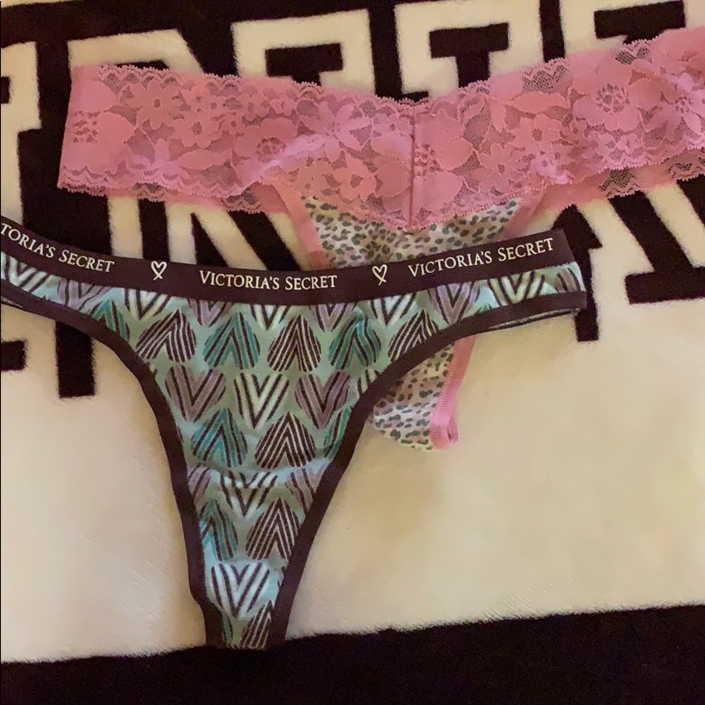 2 PINK thongs